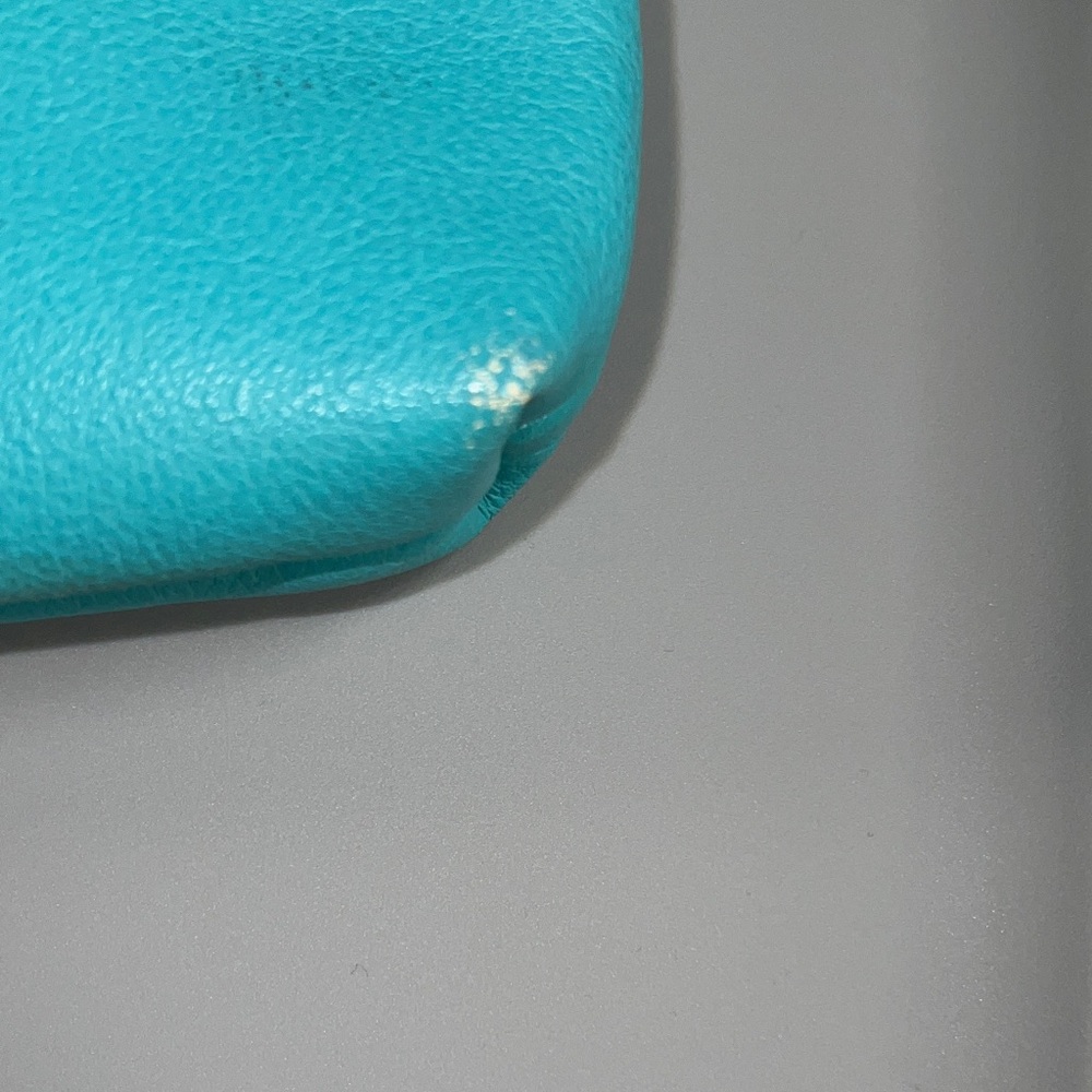 Aqua Clutch with Silver Accent - Picture 5 of 5